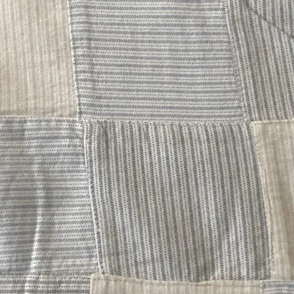 IZOD Vintage Y2K Light Blue & White Madras Plaid Patch Shorts - NEW - Size 36 - Picture 5 of 7